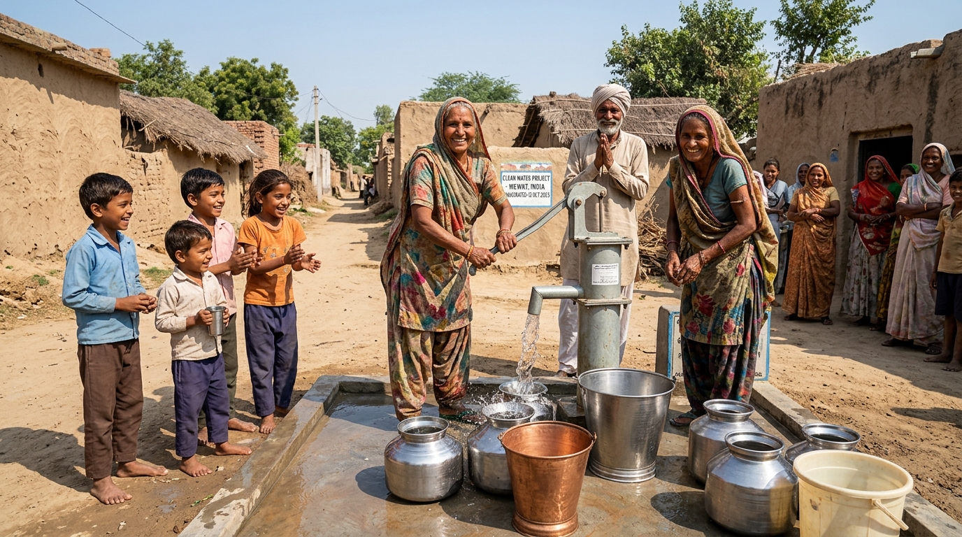 Mewat Clean Water Boring & Sanitation Project
