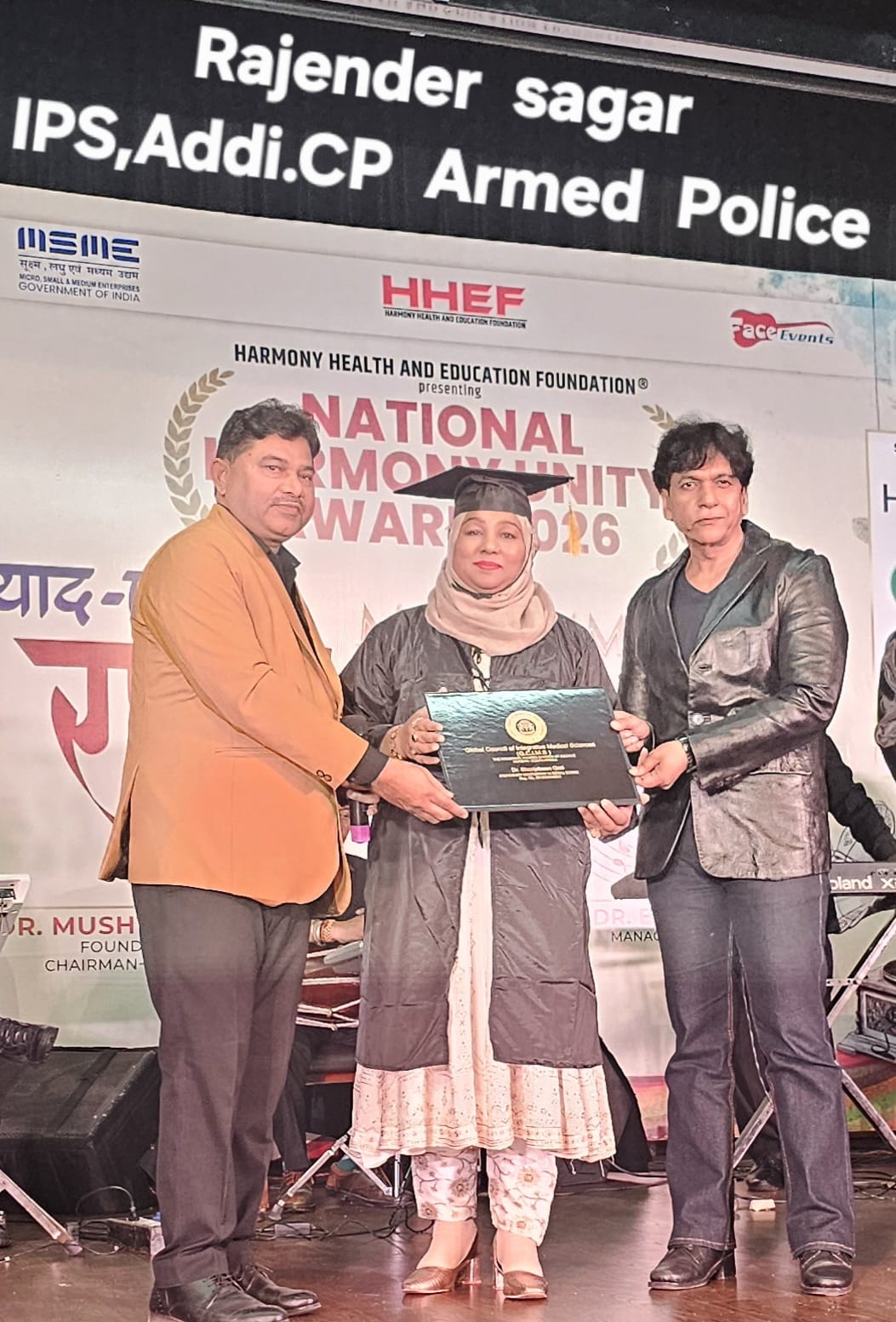 National Harmony Unity Award & Honorary Doctorate